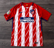 ATLETICO MADRID SPAIN HOME FOOTBALL SHIRT 2017 2018 SOCCER JERSEY NIKE MENS S