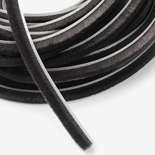 Cepillo Marco de Puerta Cepillo Sello Tira Climática Tipo Ranura Excluidor de Calado Impermeable