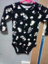 3 Carter's Girls Long Sleeved One piece 3m