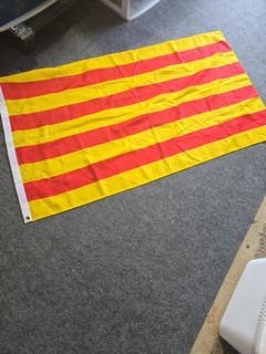 Bandiera catalana 3x5 piedi Catalogna Catalana Barcellona Spagna spagnola La Senyera