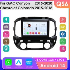Carplay For GMC Canyon 2015-2020 Android 14 Car Radio GPS WIFI 6 BT5.4 DSP 6+64G