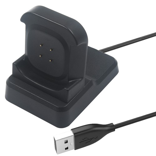 5V Portable Plastic Smart Watch Charger Stand Dock For Fitbit Versa3/Sense e - Photo 4 sur 6