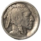 1916-S Buffalo Nickel 5c San Francisco Very Fine VF+