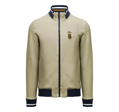 AERONAUTICA MILITARE Sweat Homme Beige Frecce Tricolori 261FE2089UF00674 Zip - Photo 1/2