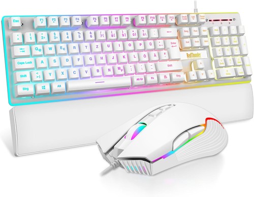 RedThunder K10 Gaming Tastatur Maus Set