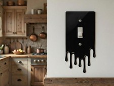 Melting Light Switch Cover Plate Dripping Wall Art Toggle Rocker Outlet Covers