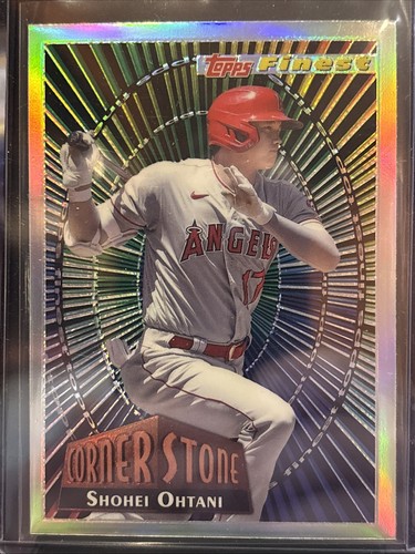 2022 Topps Finest Shohei Ohtani Cornerstone Refractor 94fc-so Angels MVP 