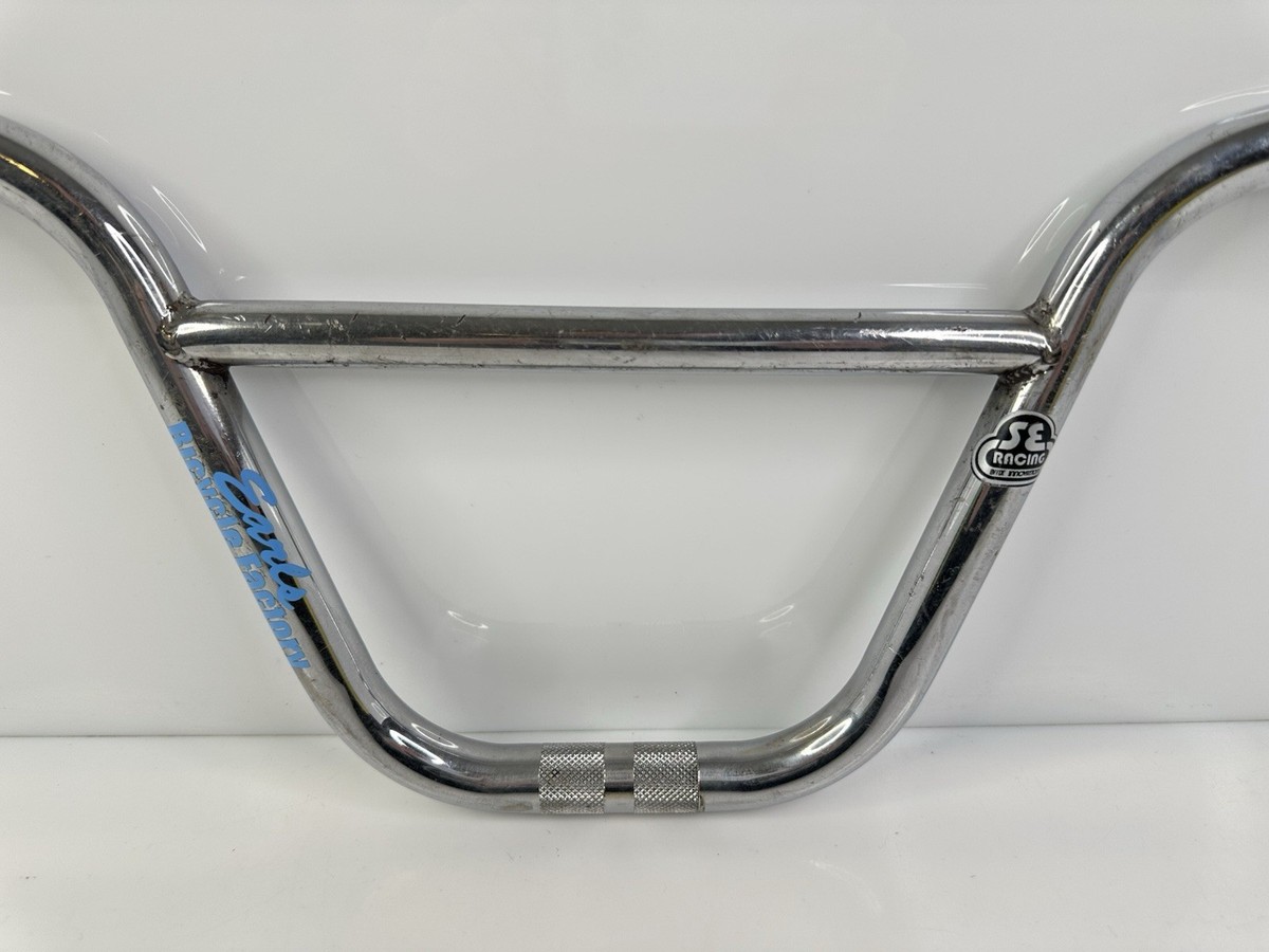Vintage 1990's SE Racing Powerwing BMX Handlebars Chrome USA HTF