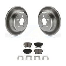Transit Auto KGC-101550 Brake Disc and Pad Kit Rear for Dodge Charger Challenger