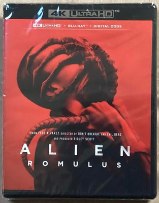 Alien: Romulus (Disney 2024) Ultra 4k Blu-ray+Blu-ray+Dig Region Free No Slip