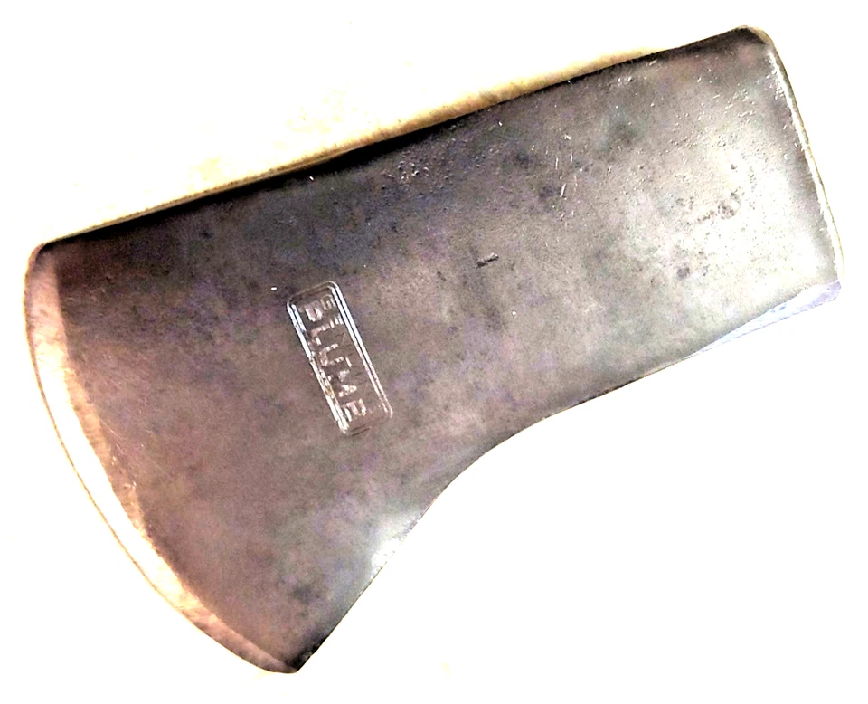 Cabeza de hacha de hacha de patrón nacional de plomada genuina de colección 1 lb. 1,32 oz.  Sharp Foto 3 de 4