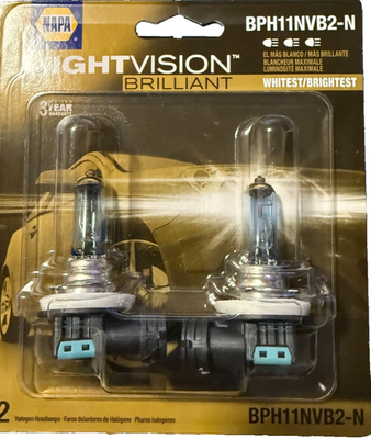 #ad #ad NAPA NightVision Brilliant Head Light Light Bulb BPH11NVB2 N Low Beam $25.00