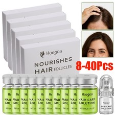 8-40Pcs MICRONEEDLE Hair Regrowth System, Advanced Hair Treatment Ginseng Serum