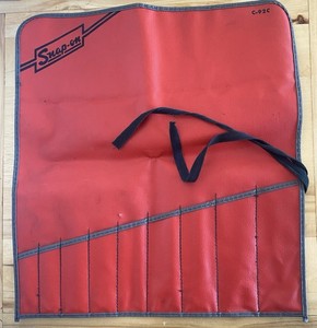 Vintage Snap-on Wrench Roll-up Pouch - C-92C
