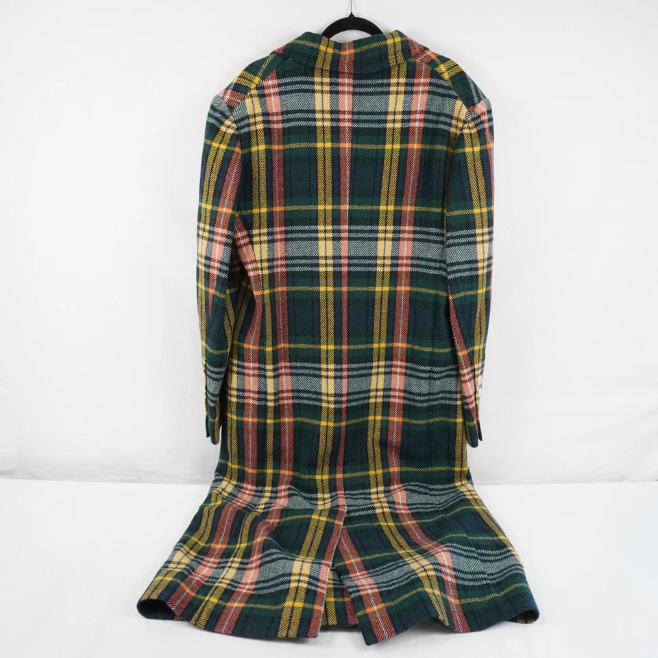Vivienne Westwood Long Wreck Coat in Plaid Wool With Pockets - Men's IT Size 50 - Image 3 of 4