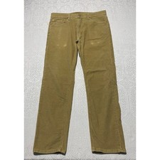 Levi's 505 Regular Fit Corduroy Pants Tan W36 L32