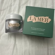  EMPTY JAR WITH BOX  LA MER lifting and firming mask 50 ML EMPTY