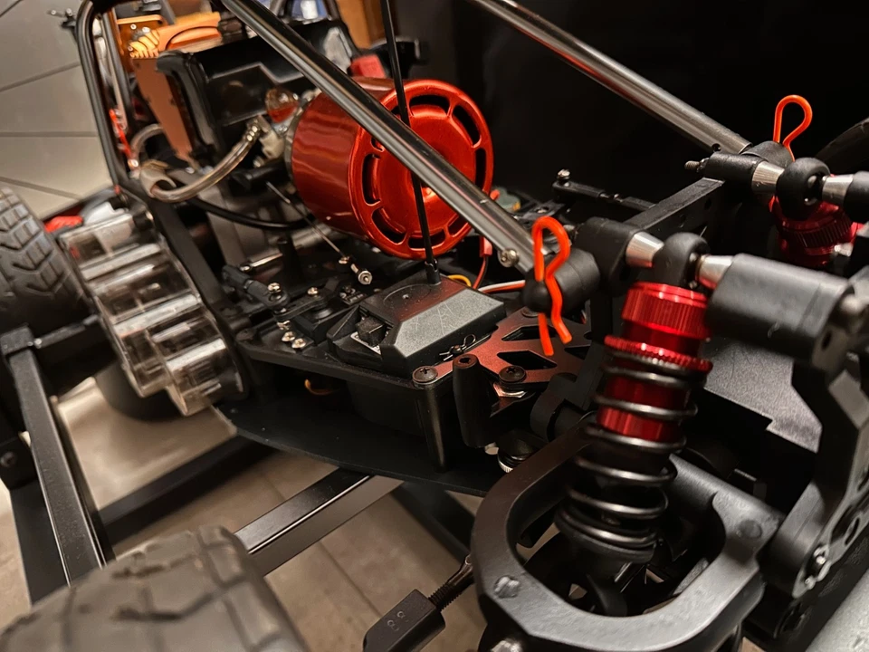 REELY Carbon Fighter 3, 4WD, viele Ersatzteile, 2x Räder, Lauterbacher Tuning - Bild 2 von 4