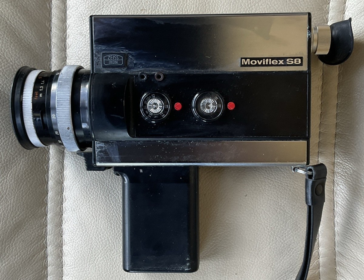 Vintage Zeiss Ikon Moviflex S8 Movie Camera With Case & (filter