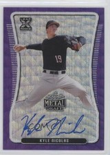 2020 Leaf Metal Draft Purple Wave 2/15 Kyle Nicolas #BA-KN1 Auto 4z8