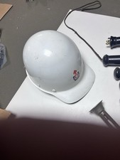Vintage Msa Skullgard Protective Fiberglass Hard Hat Cap Adjustable Yellow