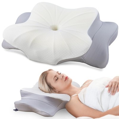 DONAMA Cervical Pillow for Neck and Shoulder,Contour Memory Foam Pillow,Ergon...