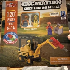Top Blox Excavation Construction Blocks 120+ pcs