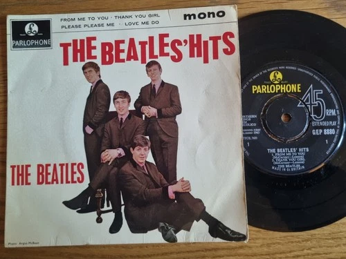The Beatles – The Beatles' Hits 7" EP 1963 Parlophone Records GEP 8880 VG+/VG+