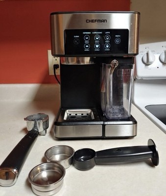 Chefman Barista Pro Espresso Machine -Stainless Steel, 1.8 Liters