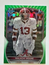 2022 Bowman University Chrome - Chrome Prospect Autographs Malachi Moore #74...
