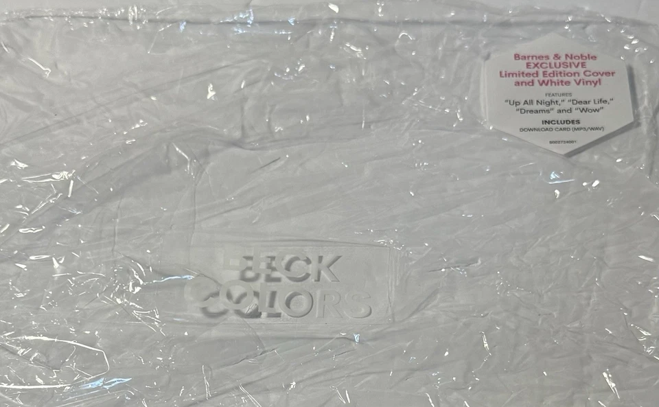 Beck  Colors 2017 Vinyl  White LP  Barnes&Noble Exclusive w/Download card  NM/NM - Image 3 of 3