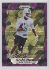 2017 Panini Prizm Rookies Purple Crystals Prizm 13/75 Isaiah Ford #260 10ea