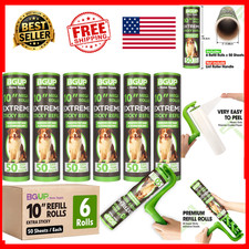 Lint Roller Refills 6 Rolls 300 Sheets 10 Inch Strong Adhesive Pet Hair Removal