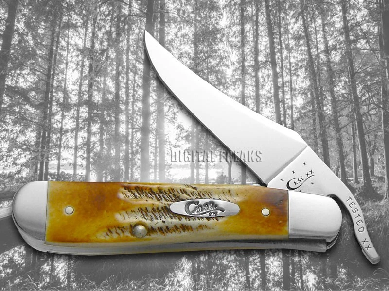 Карманный нож Case xx Knives Russlock 6.5 Bone Stag Handle нержавеющая сталь 65303 - Изображение 2 из 4