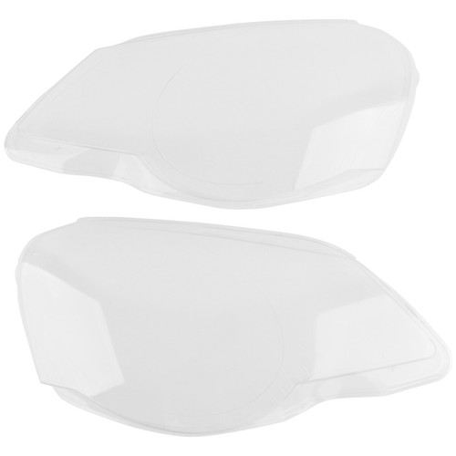 Front Headlight Headlamp Lens Cover Left+Right For Volkswagen VW Polo 2006-2010 - Picture 4 of 10
