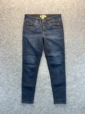 Democracy Jeans Women's 4 AB Technology Skinny Dark Blue Denim Stretch Jeans