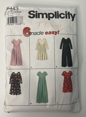 Simplicity Patterns #8620 ~Dresses  Size 18-22 Uncut