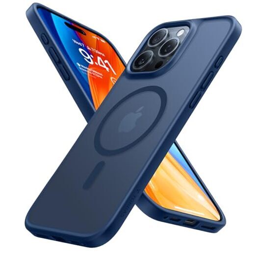 Stronger Magnetic & Shockproof for iPhone 16 Pro Case, Military Grade Blue
