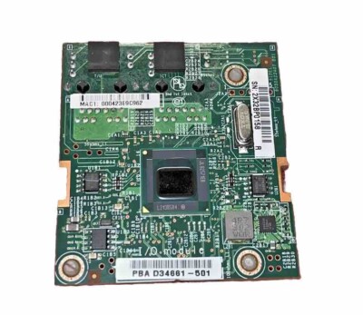 Intel PBA D34661-501 Dual Gigabit Ethernet Erweiterungsmodul + 3x Einbau Pin