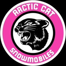 Arctic Car Snowmobiles NEW Sign: 28" Dia. Round AMERICAN STEEL
