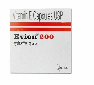 Vitamin E 200 mg Capsules For Face Hair Acne Nails NEW EVION 50 Caps - New FFSW