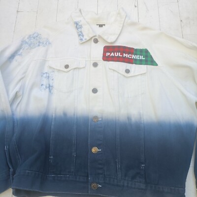 SUA MOMENT DENIM JACKET Size Small - Customised / Applique / Printed ULTRA COOL