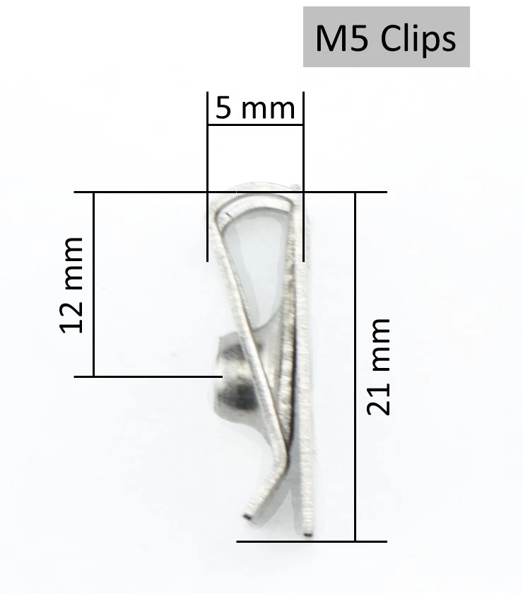 Blechmutter M5 M6 Clipse Klemmen Schnappmutter Federmutter metrisch - Bild 3 von 4