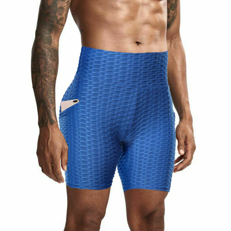 Men's Sports Shorts Gym Body Training Workout Running Compression Yoga Pants USA eBay