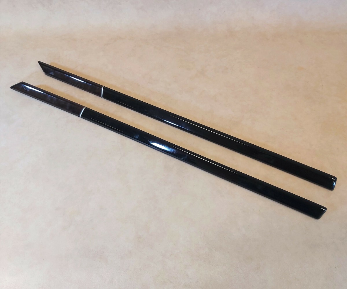 BMW 5 E39 Genuine Wooden Strip, Door trim Rear Right & Left SET