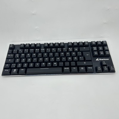 Sharkoon PureWriter RGB TKL Mechanische Low Profile-Tastatur (RGB Beleuchtung, b