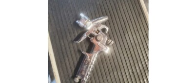 #ad HVLP MAX 45 PSI PAINT AIR SPRAYER GUN used tested $24.00