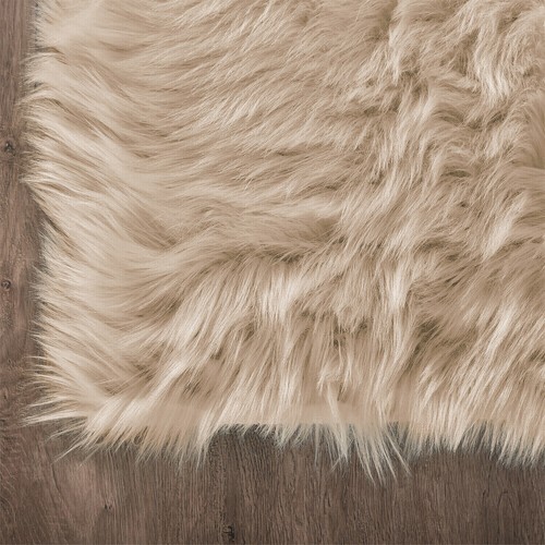 Latepis Faux Fur Sheepskin Area Rugs Soft Shaggy Carpet for Living Room Bedroom - Picture 211 of 219