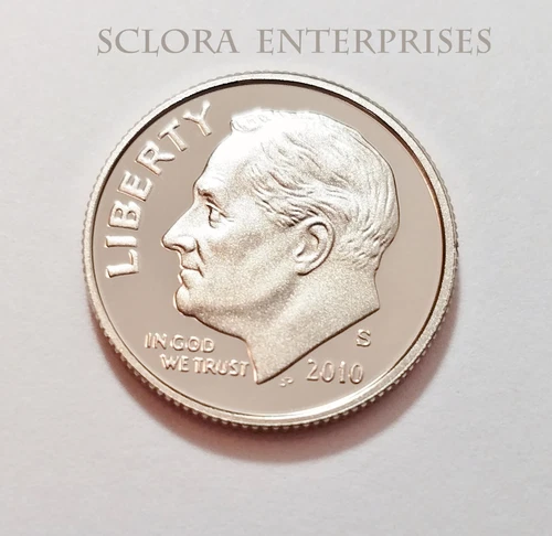 Photo of a 2010-S Roosevelt Dime Proof from an eBay listing that sold on Jul 13, 2026
