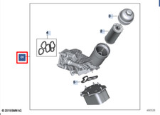 BMW 6 Gran Turismo G32 Ölfilter 11428580415 8580415 NEU ORIGINAL